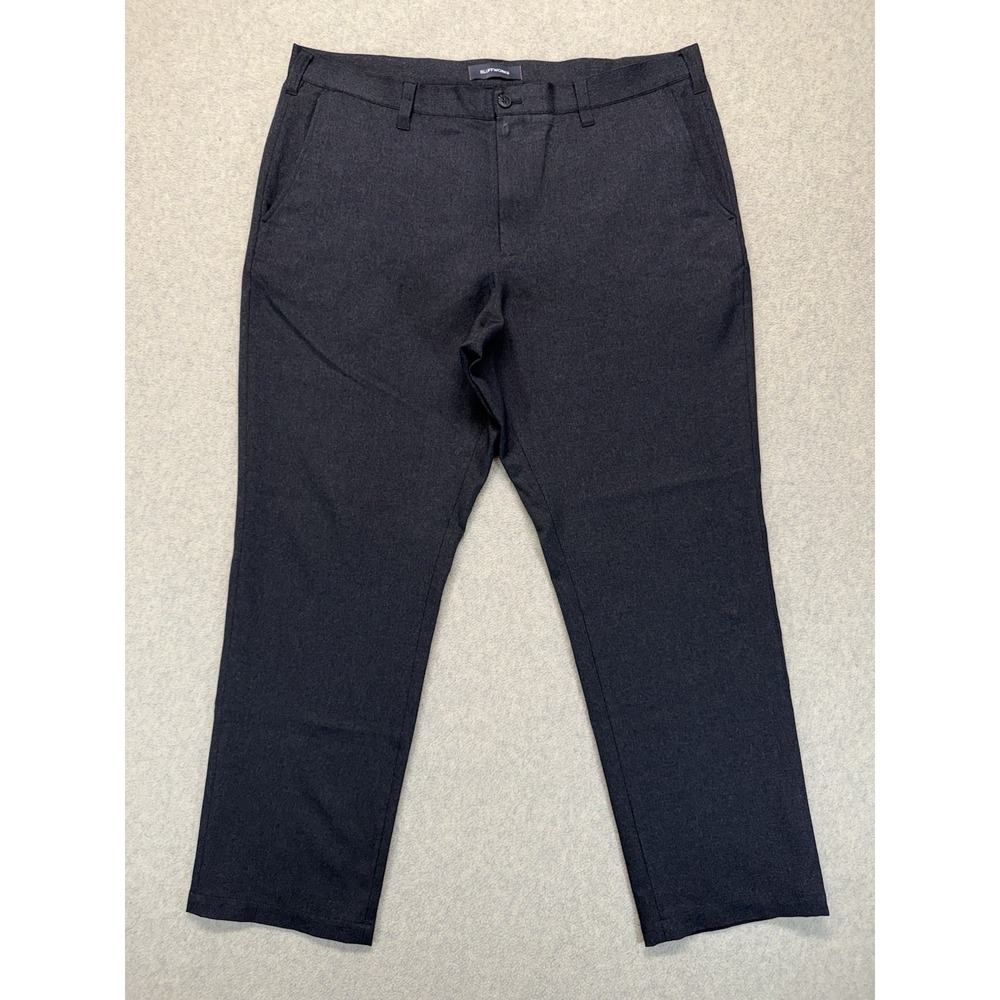 Bluffworks Men's Gray Performance Chino Pants Travel Stretch 40x32‎